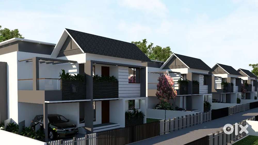 3BHK Villas in 6 cents plots inside gated community at SH Mount
