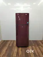Lg double door 250ltrs red colour working condition free shipping hshd