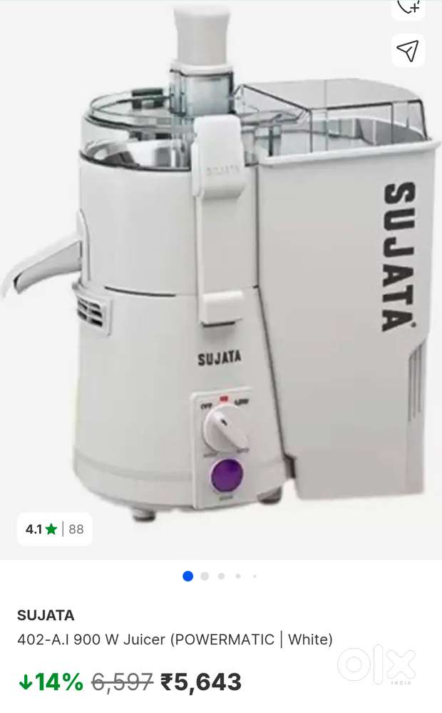 Sujata 402-A.I 900w juicer