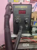Hot air station and iphone