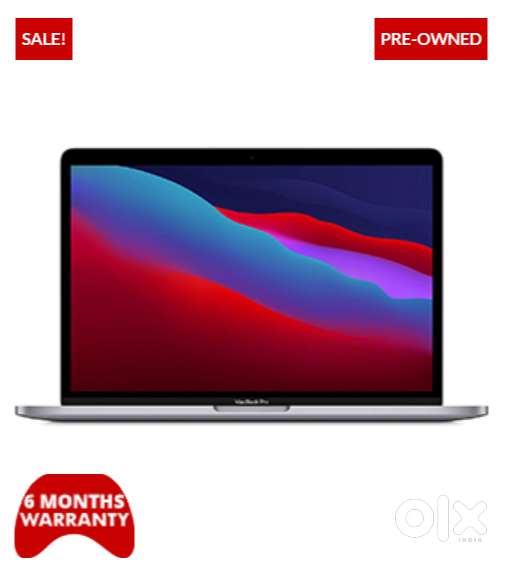 Apple MacBook Pro A2338 (2022) M2, 8 Core CPU, 8GB RAM, 8 Core GPU, 25