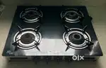 Sunflame gas stove | glass top | 4 burner model