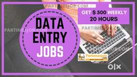 Home based job data entry typing work
