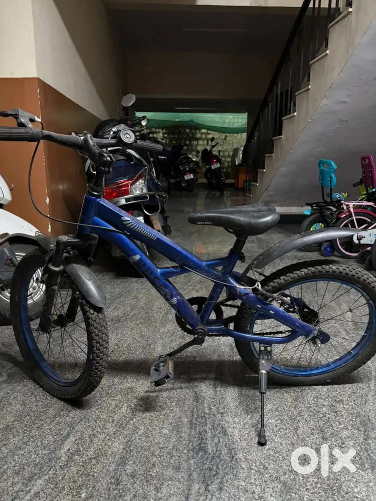 Blue color unisex bicycle