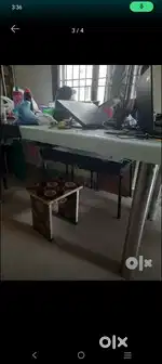 Glass Dining Table -with 3 chairs