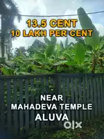 13.5 cent for sale near Aluva Mahadeva Temple