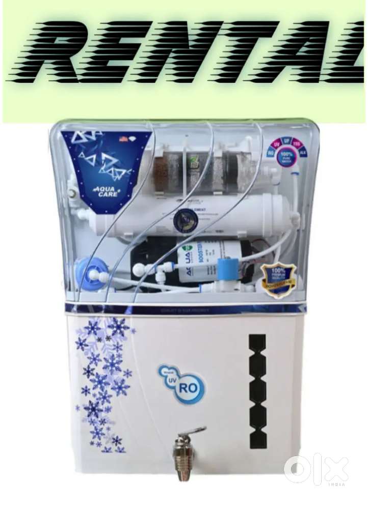 Ro water purifier available on rent
