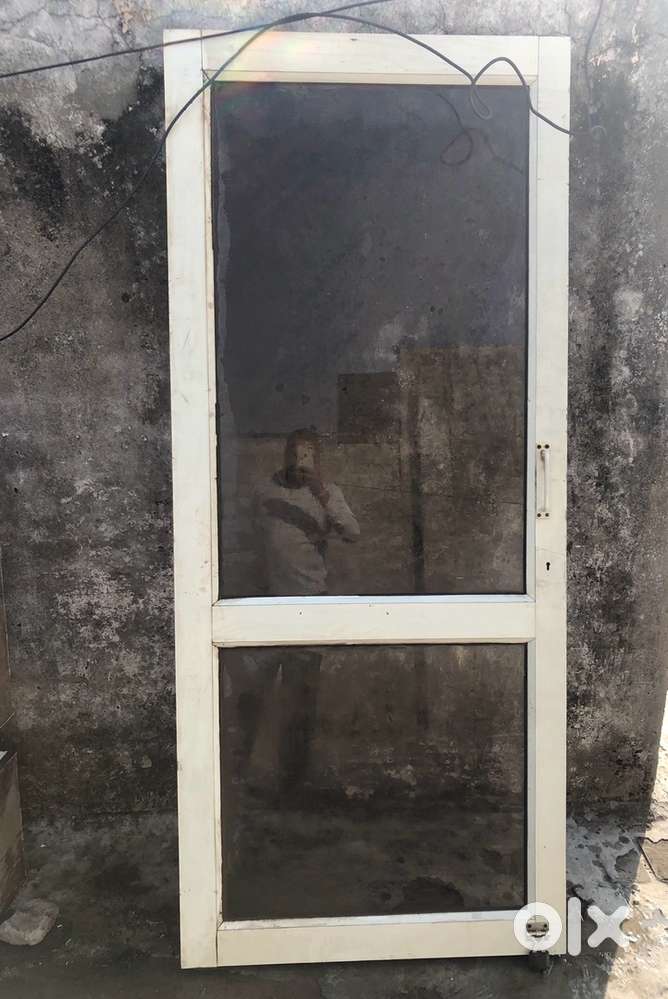 Aluminium Door Glass Top 6 Month Used Urgent Sale.