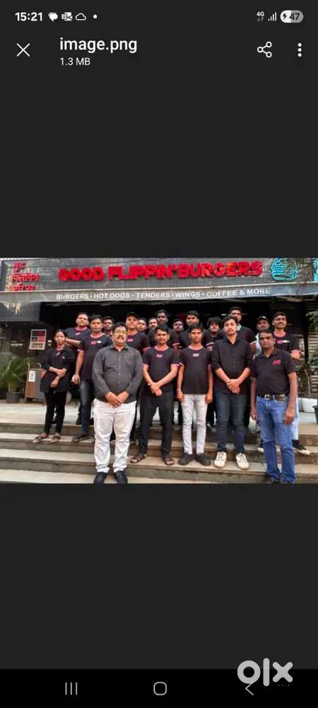Required Staff at Good Flippin Burgers Vashi