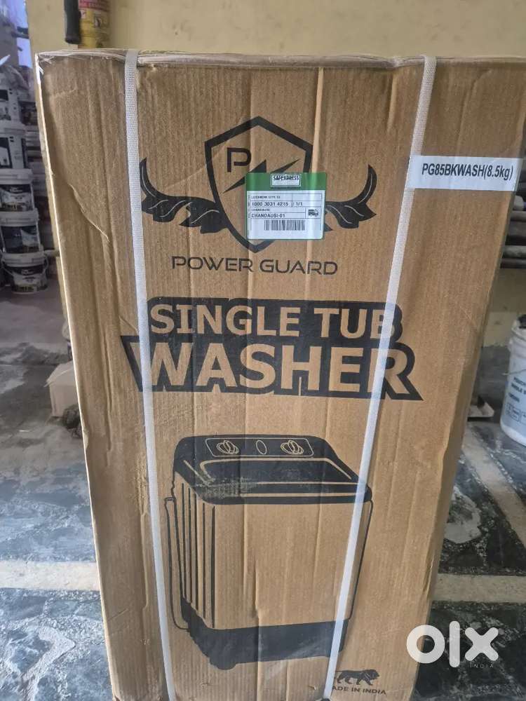 Power guard single tub washer