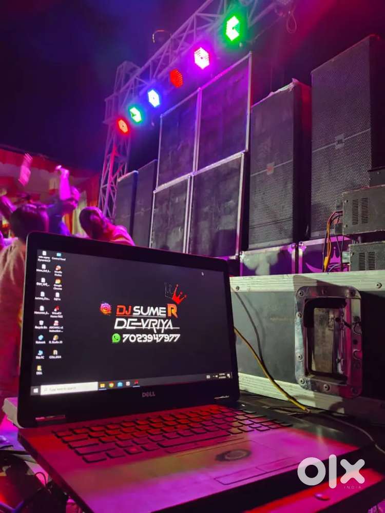 A proper dj setup shadi party
