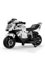 Kids ride on bike
