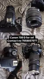 Canon 700d full kit 2 lens 1 battry charger