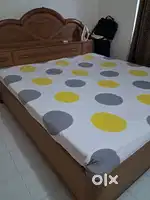 King Size Bed with mattress and storage
