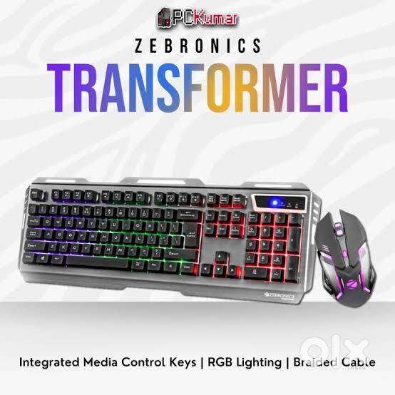 Zebronics keyboard and mouse