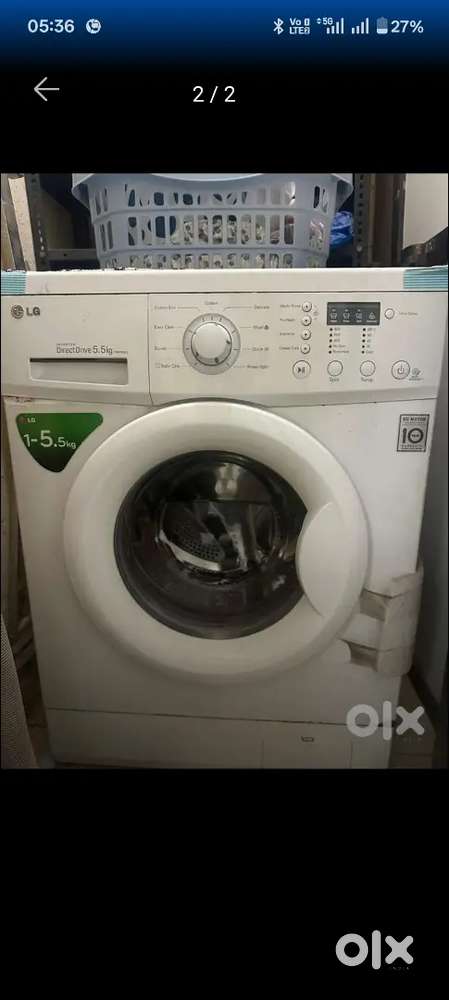 LG Front Load Washing Fully automatic