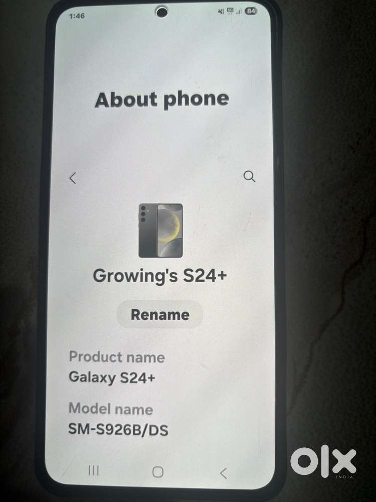 S24+  256 gb storage
