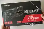 1 week used Rx 6600 8GB ASRock AMD Radeon Challenger D GRAPHICS CARD