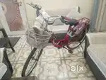 Tata sdyer bicycle, 2yrs , good condition,pink in colour with basket.