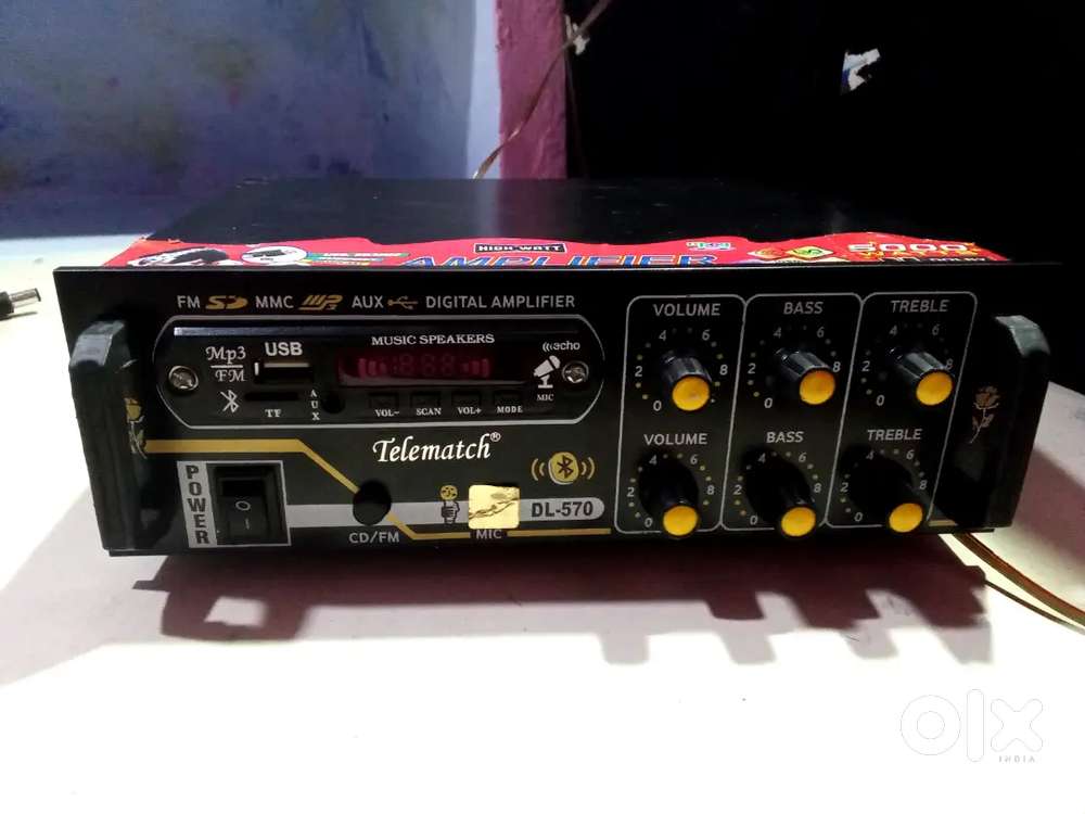 New amplifier and 2 sound 15 inches length