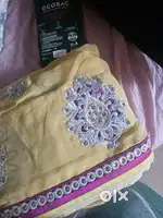 Yellow saree