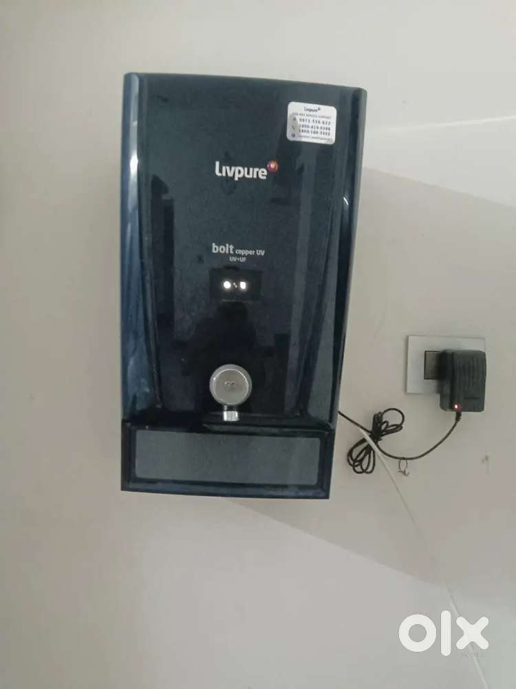 Livpure Bolt UV UF Copper water purifier with prefilter