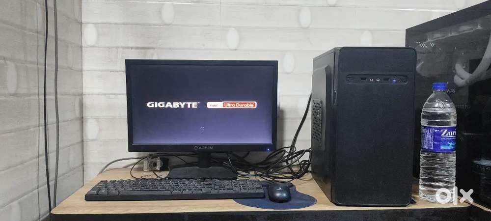 Intel i5 Desktop PC (SSD + HDD) Full Setup with Keyboard Mouse & Table