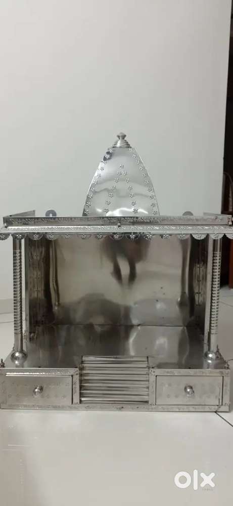 Stainless Steel Pooja Mandir