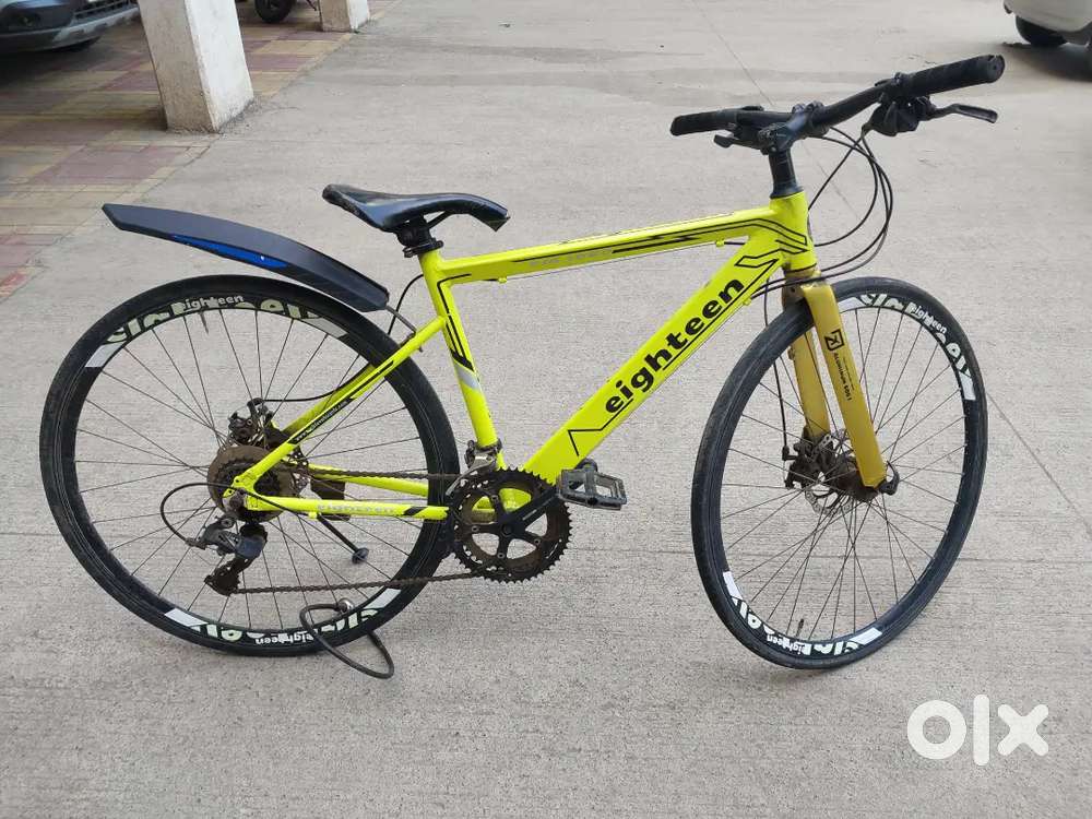 Eighteen brand with Gear & alluminium frame alloy wheel disc brake