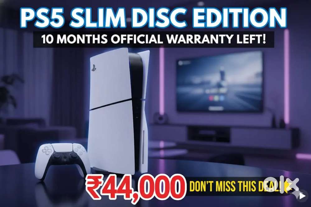 PS5 SLIM DISC 10 MONTHS WARRANTY