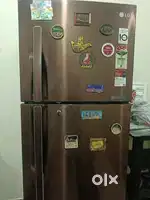 LG double door refrigerator in premium chocolate brown colour im