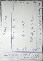 406 gaj ka plot hafiz ganj Highway se 4 plot 12 fit road pe