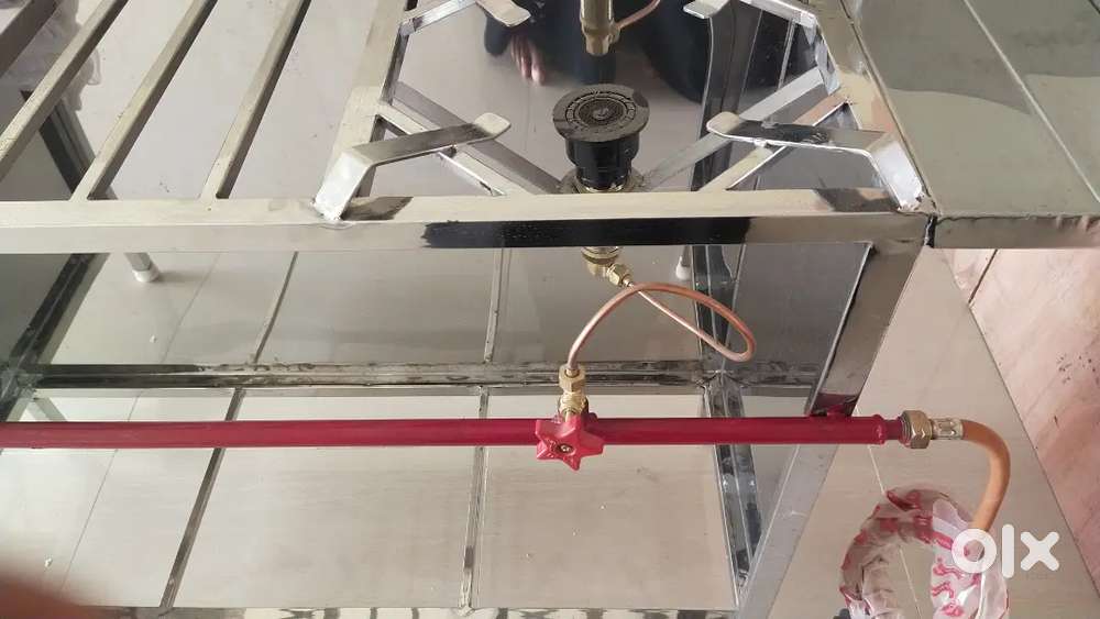 Stainless stove for commercial