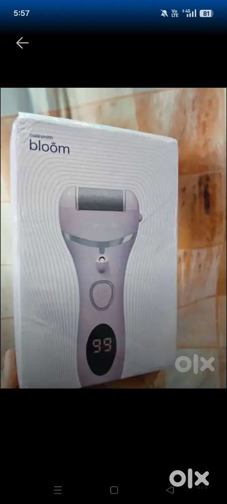 Brand new Caresmith bloom electric callus remover for feet