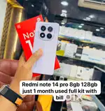 Vip gadgets redmi note 14 pro 8gb 128Gb