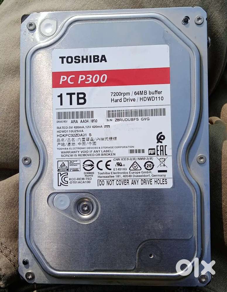 1 TB Harddisk Toshiba (Desktop)