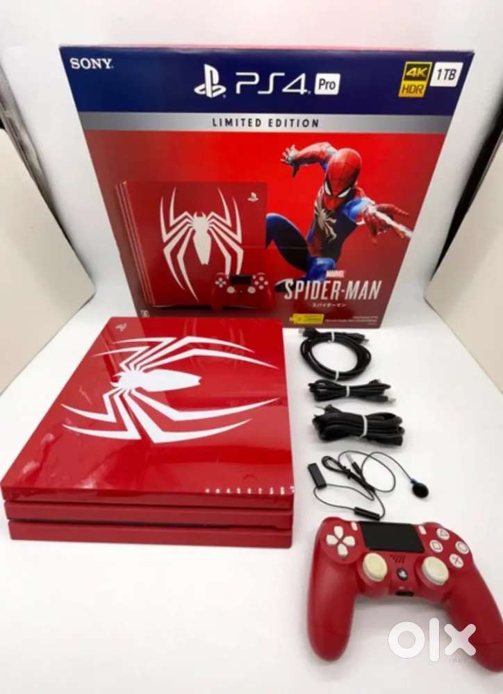 Sony PlayStation 4 PS4 Pro 1TB Marvel Spider-Man Limited Edition Game