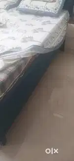 New double box wala bed with 2 side tebel