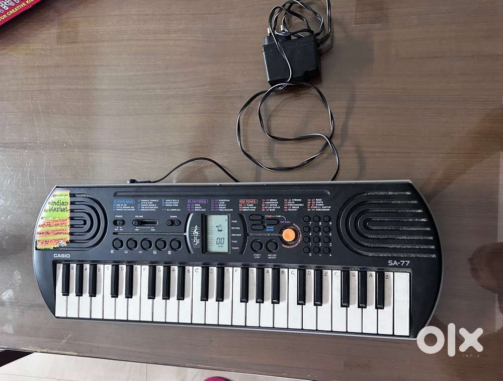 Casio SA-77 Mini Keyboard with Adapter – Great Condition  ₹1,800