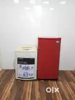 Whirlpool 192 ltrs cold cell refrigerator and washing machine