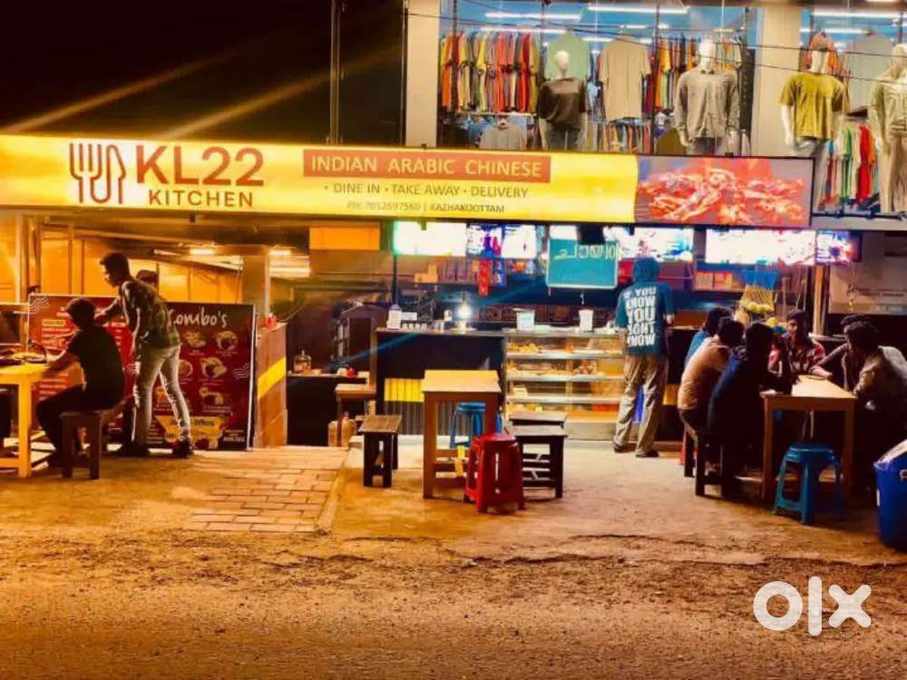 Juice and tea counter