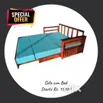 Sofa set Sofa Cum Bed Wooden sofa set # Wooden Sofa cum Bed 9WER O5ER