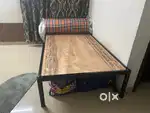 Single bed - Metal without mattress