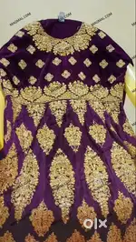 Half-Stitched Velvet Sharara For Sale