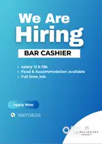 Bar Cashier