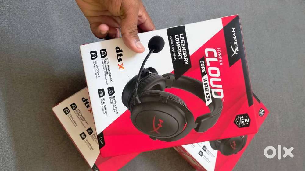 HyperX Cloud Core Wireless Headset + Pulsefire Raid RGB Gaming Mouse