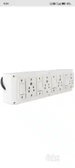 4 switch 4 socket extension board with plug