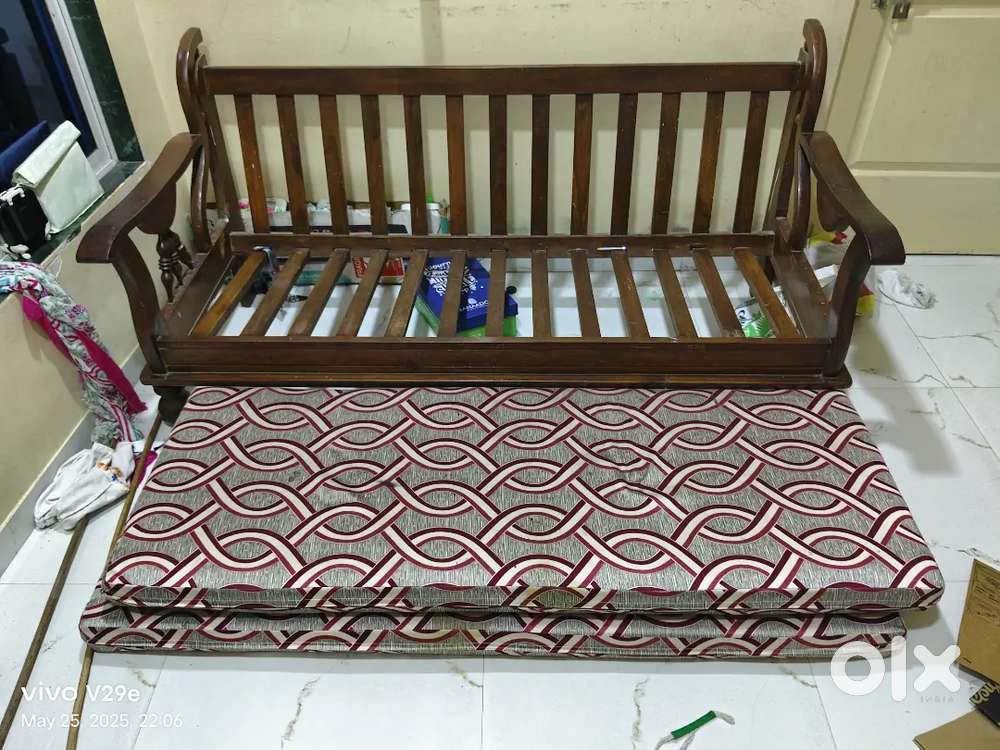 Wooden sofa