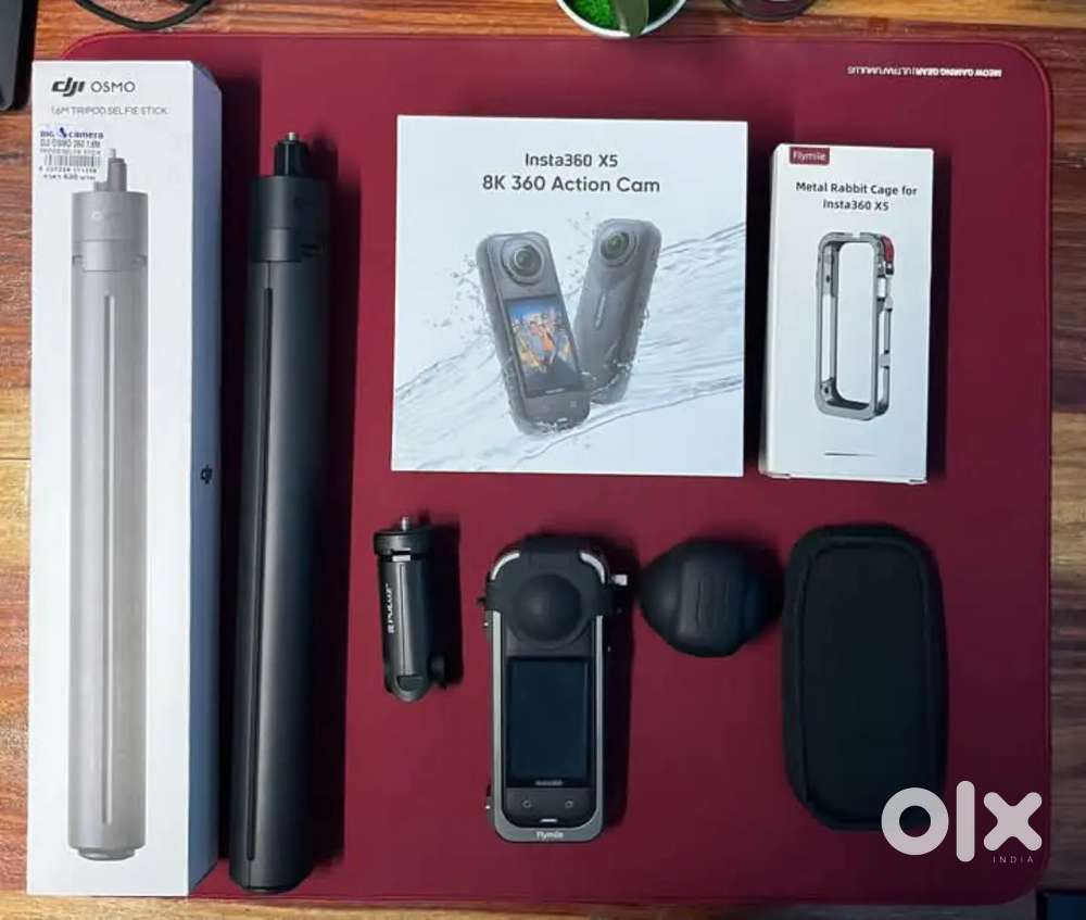 Insta360 X5 Bundle, 360 8k Action Camera