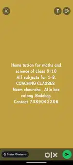 Maths and science for classes 9-10 and all subjects for 1-8